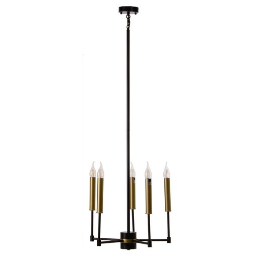 Gold and black metal ceiling lamp 40.50 x 43 x 33 cm