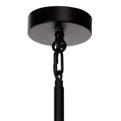 Gold and black metal ceiling lamp 40.50 x 43 x 33 cm