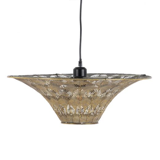 Gold and silver metal ceiling lamp 47.50 x 47.50 x 20.50 cm