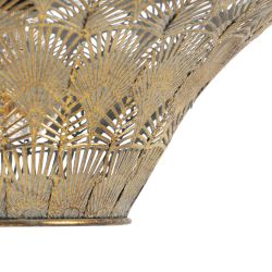 Gold and silver metal ceiling lamp 47.50 x 47.50 x 20.50 cm