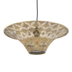 Gold and silver metal ceiling lamp 47.50 x 47.50 x 20.50 cm