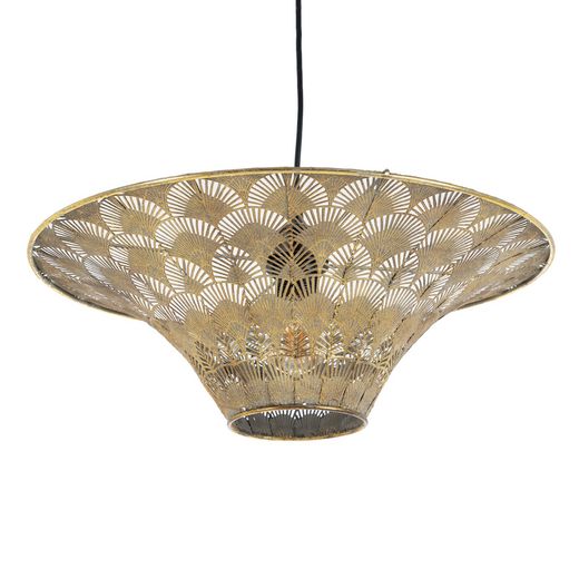 Gold and silver metal ceiling lamp 47.50 x 47.50 x 20.50 cm