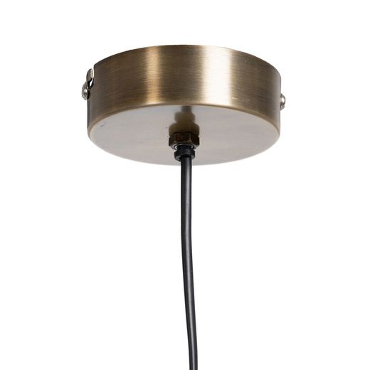 Old gold metal ceiling lamp 25 x 13 x 38 cm
