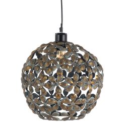 Old gold metal ceiling lamp 31 x 31 x 34 cm