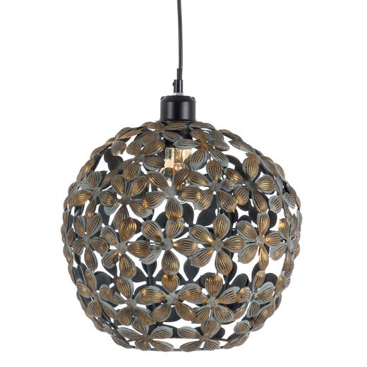 Old gold metal ceiling lamp 31 x 31 x 34 cm