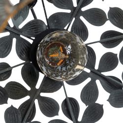 Old gold metal ceiling lamp 31 x 31 x 34 cm