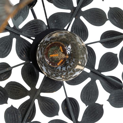 Old gold metal ceiling lamp 31 x 31 x 34 cm