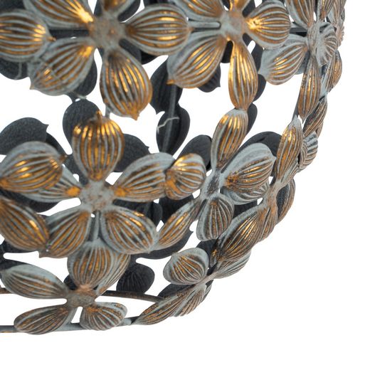 Old gold metal ceiling lamp 31 x 31 x 34 cm