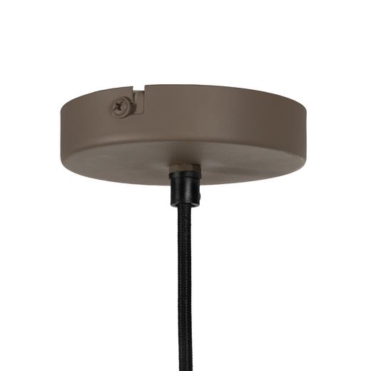 Deckenlampe in Antikgold, Pappmaché, 73 x 47 x 25 cm