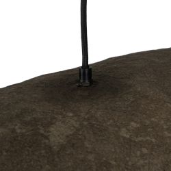 Deckenlampe in Antikgold, Pappmaché, 73 x 47 x 25 cm