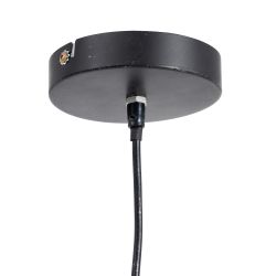 Silver metal ceiling lamp, lighting, 37 x 37 x 29 cm