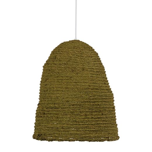 Green ceiling lamp 100% plant fiber 43 x 43 x 52 cm