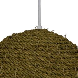 Green ceiling lamp 100% plant fiber 43 x 43 x 52 cm