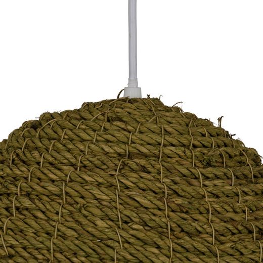 Green ceiling lamp 100% plant fiber 43 x 43 x 52 cm