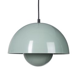 Hellgrüne Metall-Deckenleuchte 30 x 30 x 22 cm