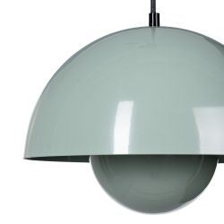 Hellgrüne Metall-Deckenleuchte 30 x 30 x 22 cm