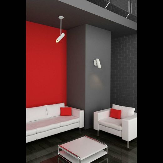 LINK Weiße Pendelleuchte 1L Faro