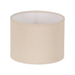 Beige fabric lampshade for lighting 20 x 20 x 15 cm