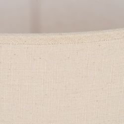 Beige fabric lampshade for lighting 20 x 20 x 15 cm