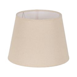 Beige fabric lampshade for lighting 30 x 30 x 22 cm