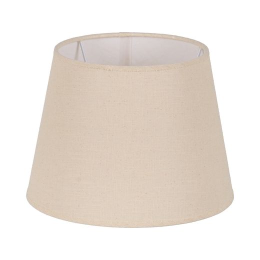 Beige fabric lampshade for lighting 30 x 30 x 22 cm