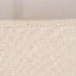 Beige fabric lampshade for lighting 30 x 30 x 22 cm
