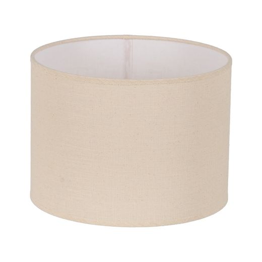 Beige fabric lampshade for lighting 30 x 30 x 22 cm