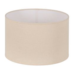Beige fabric lampshade, lighting, 35 x 35 x 22 cm