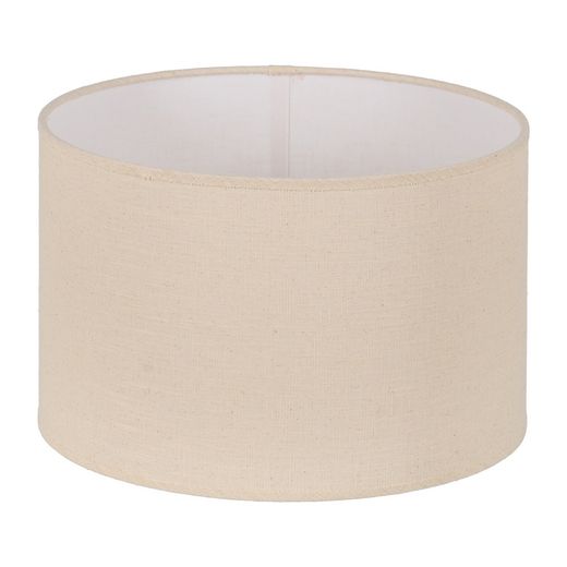 Beige fabric lampshade, lighting, 35 x 35 x 22 cm