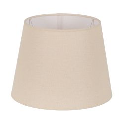 Beige fabric lampshade, lighting, 35 x 35 x 26 cm