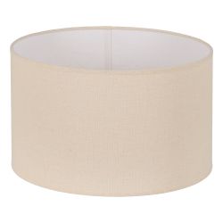Beige fabric lampshade for lighting 40 x 40 x 24 cm