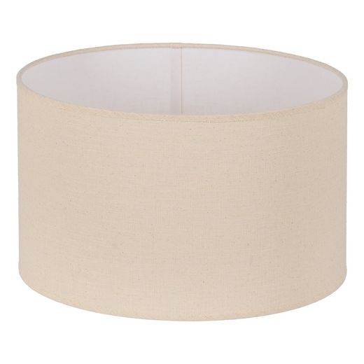 Beige fabric lampshade for lighting 40 x 40 x 24 cm
