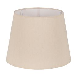Beige fabric lampshade for lighting 40 x 40 x 30 cm