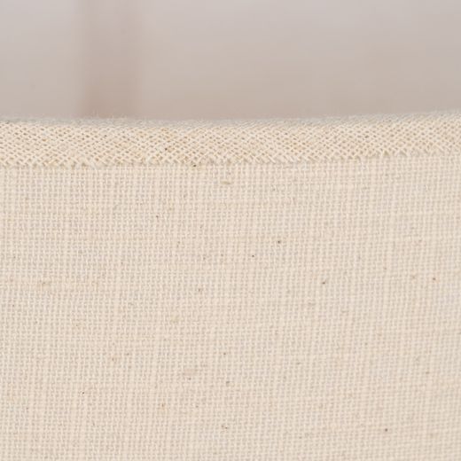 Beige fabric lampshade for lighting 40 x 40 x 30 cm