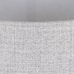 Grey fabric lampshade for lighting 25 x 25 x 18 cm