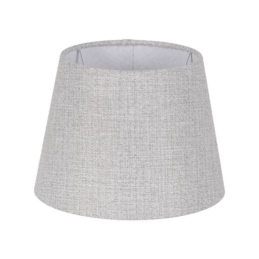 grey fabric lampshade for lighting 30 x 30 x 22 cm