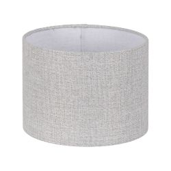 grey fabric lampshade for lighting 30 x 30 x 22 cm