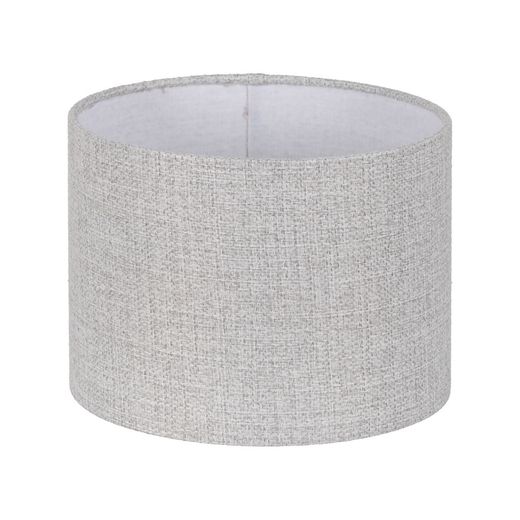 grey fabric lampshade for lighting 30 x 30 x 22 cm