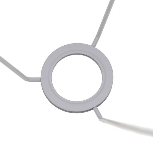 grey fabric lampshade for lighting 30 x 30 x 22 cm