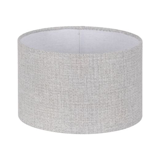 Grey fabric lampshade for lighting 35 x 35 x 22 cm