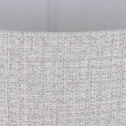 Grey fabric lampshade for lighting 35 x 35 x 22 cm
