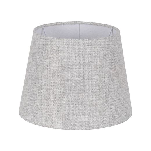 Grey fabric lampshade for lighting 35 x 35 x 26 cm