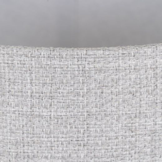 Grauer Lampenschirm aus Stoff, 35 x 35 x 26 cm