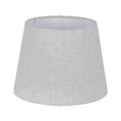 Grey fabric lampshade for lighting 40 x 40 x 30 cm