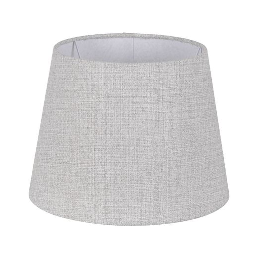Grey fabric lampshade for lighting 40 x 40 x 30 cm