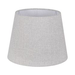 Grey fabric lampshade, lighting, 45 x 45 x 34 cm