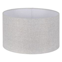 Grey fabric lampshade for lighting 50 x 50 x 30 cm