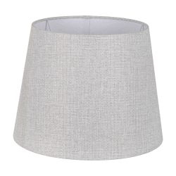 Grey fabric lampshade for lighting 50 x 50 x 38 cm