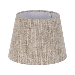 brown fabric lampshade for lighting 30 x 30 x 22 cm