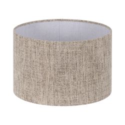 Brown fabric lampshade for lighting 35 x 35 x 22 cm